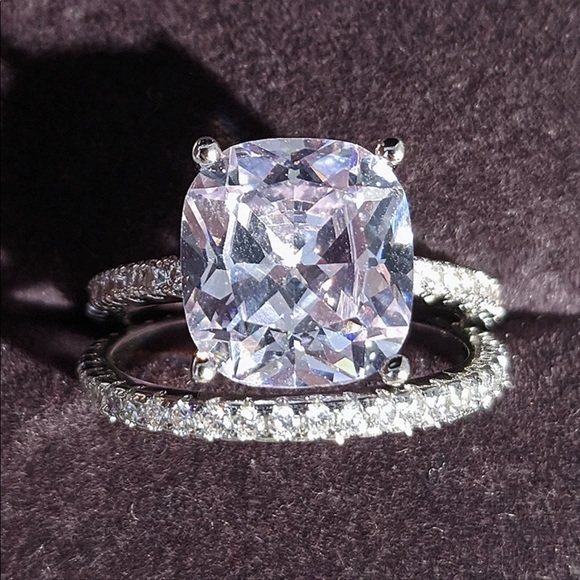 Jewelry - 925 Sterling silver wedding Rings Women engagement